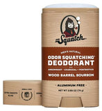 Dr. Squatch Deodorant Wide Stick Wood Barrel Bourbon 75g