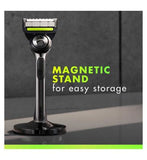 Gillette Labs With Exfoliating Bar Men’s Razor + 4 Blades and Shave Gel Washbag Gift set