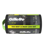 Gillette Labs With Exfoliating Bar Men’s Razor + 4 Blades and Shave Gel Washbag Gift set