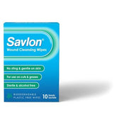 Savlon Wound Cleansing Wipes Sachets 10s