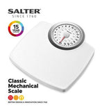 Salter White Classic Large Dial Scale