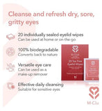 M-Club Tea Tree Eyelid Wipes x20