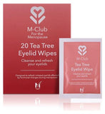 M-Club Tea Tree Eyelid Wipes x20
