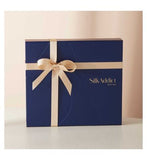 Silk Addict 100 % Mulberry Silk Gift Set Navy