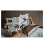 Silk Addict 100 % Mulberry Silk Pillowcase Olive Green Twinpack