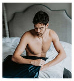 Silk Addict 100 % Mulberry Silk Pillowcase Navy, Twinpack