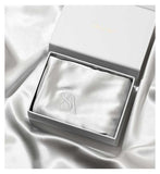 Silk Addict 100 % Mulberry Silk Pillowcase Silver, Twinpack