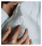 Silk Addict 100 % Mulberry Silk Pillowcase Silver, Twinpack