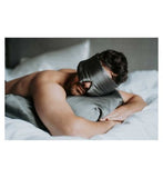 Silk Addict 100 % Mulberry Silk Sleep Mask Charcoal