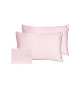 Silk Addict 100 % Mulberry Silk Pillowcase Pale Pink, Twinpack