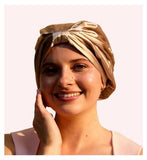 Silver Cloud Caramel Hair Wrap