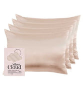 Silver Cloud Caramel Satin Pillowcase Four Pack