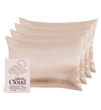 Silver Cloud Caramel Satin Pillowcase Four Pack