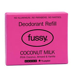 Fussy Natural Deodorant Refill Coconut Milk 40g