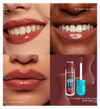 NYX Professional Makeup Wet Shot IV Hydra-Honey Lip Stain & Duck Plump Liner Clear Bundle