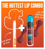 NYX Professional Makeup Wet Shot IV Hydra-Honey Lip Stain & Duck Plump Liner Clear Bundle