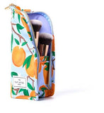 The Flat Lay Co. Standing Makeup Brush Case - Mediterranean Oranges
