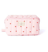 The Flat Lay Co. Marshmallow Flat Lay Makeup Box Bag In Sweet Pink Hearts