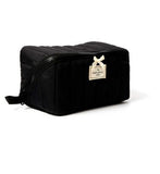 The Flat Lay Co. Marshmallow Flat Lay Makeup Box Bag In Classic Black