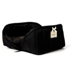 The Flat Lay Co. Marshmallow Flat Lay Makeup Box Bag In Classic Black