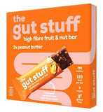 The Gut Stuff Peanut Butter High Fibre Fruit & Nut Bars 3x35g
