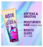 Aussie Oh My Gloss Hydrating Conditioner 200ml. Softens and Smooths Dry Hair
