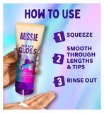 Aussie Oh My Gloss Hydrating Conditioner 200ml. Softens and Smooths Dry Hair