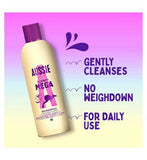 Aussie Mighty Mega Shampoo 400ml. Gently Cleansing Shampoo for Soft and Shiny Hair. Infused with Australian White Strawberry