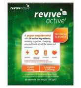 Revive Active with CoQ10. L-Arginine, Multivitamins, Minerals & Antioxidants - 1 months supply, 30 Sachets