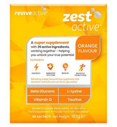 Revive Active Zest Active with Beta Glucans, L-lysine, Multivitamins & Taurine - 1 Month Supply, 30 Sachets