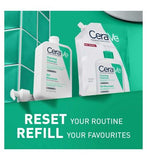 CeraVe Foaming Cleanser Refill Pouch with Niacinamide for Normal to Oily Skin 473ml