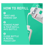 CeraVe Foaming Cleanser Refill Pouch with Niacinamide for Normal to Oily Skin 473ml