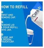 CeraVe Moisturising Cream Refill Pouch with Hyaluronic Acid & Ceramides for Dry to Very Dry Skin 473ml