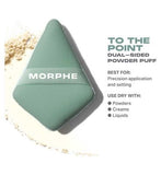 Morphe To The Point Dual Sided Powder Puff Green