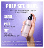 Iconic London Prep Set Blur Setting Spray 120ml