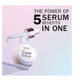 Olay Super Serum 5-in-1 Benefits, Hydrating Face Serum 50ml