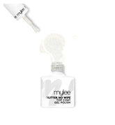 Mylee Gel Polish Glitter No Wipe Top Coat 10ml