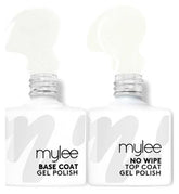 Mylee Gel Polish Base and No Wipe Top Coat Duo 10ml 2s