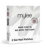 Mylee Gel Polish Base and No Wipe Top Coat Duo 10ml 2s