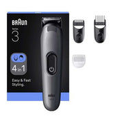 Braun Series 3 All in One Hair & Beard Trimmer - 4 Attachments