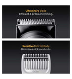 Braun All-in-One Kit Series 5, 7in1 Grooming, Sharp Blade, Body Trim, AIO5520, Grey