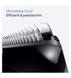 Braun Beard Trimmer Series 3, +2 Styling Tools, 20 Lengths, Sharp Blade, BT3500, Black