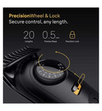 Braun Beard Trimmer Series 5, +2 Styling Tools, 20 Lengths, Sharp Blade, BT5500, Black