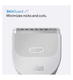 Braun Body Groomer Series 3, +2 Grooming Tools, Groom & Trim, Waterproof, BG3500, Grey