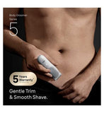Braun Body Groomer Series 5, +6 Grooming Tools, Trim & Shave Hair, Waterproof, BG5550, Grey