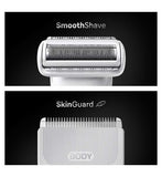 Braun Body Groomer Series 7, +6 Grooming Tools, Trim & Shave, Waterproof, BG7550, Grey