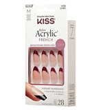 Kiss Salon Acrylic French Nails Catchy 28s