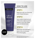 John Frieda Salon Blonde Tone Perfecting Hair Treatment Platinum 120ml