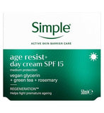Simple Age Resist+ Day Cream SPF15 50ml