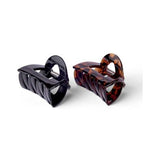 Boots Jaw Clips Half Moon Black Brown 2s